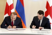 Премьер-министры Армении и Грузии парафировали соглашение о строительстве Моста дружбы