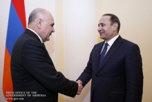 Hovik Abrahamyan Welcomes Turkmenistan Deputy Prime Minister