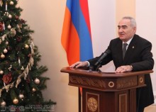 RA NA President Galust Sahakyan Invites the Heads of the Mass Media and Journalists Accredited in the Parliament to a Festive Reception
