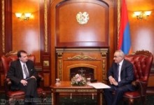 Galust Sahakyan Receives the US Newly Appointed Ambassador