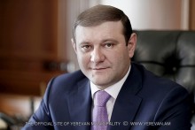 Yerevan Mayor Taron Margaryan congratulated on Victory and Peace Day