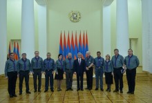 PRESIDENT SERZH SARGSYAN RECEIVES DELEGATION OF THE WORLD ORGANIZATION OF THE SCOUT MOVEMENT