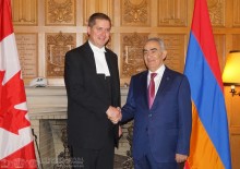 Delegation Led by Galust Sahakyan Meets with the Speaker of the House of Commons of Canada