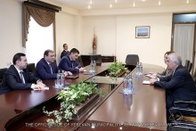 Мэр Тарон Маргарян встретился с руководителем делегации ЕС в Республике Армения, послом Пëтром Свитальским