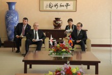 Mayor of Hiroshima Meets with the Delegation Led by Galust Sahakyan