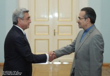 Серж Саргсян принял верительные грамоты новоназначенного посла Исламской Республики Иран