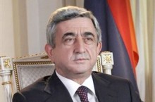 Поздравительное послание Президента Сержа Саргсяна Президенту НКР Бако Саакяну