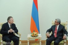 Сержу Саргсяну свои Верительные Грамоты вручил новоназначенный посол Германии в Республике Армениия Райнер Морел