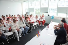 Նախագահը հանդիպում է ունեցել Լոնդոնում ամառային օլիմպիական խաղերին մասնակցող Հայաստանի մարզիկների հետ