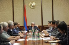 Президент Серж Саргсян созвал чрезвычайное совещание с участием руководителей дипломатических представительств, аккредитованных в Армении