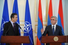 Joint Press Conference of the President Serzh Sargsyan and the Secretary General of NATO Anders Fogh Rasmussen 