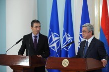 President Serzh Sargsyan received the Secretary General of NATO Anders Fogh Rasmussen