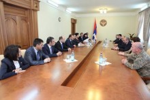 Yerevan Mayor Taron Margaryan had a meeting with the President of the NKR Bako Sahakyan 
