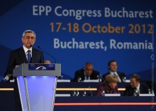 STATEMENT BY PRESIDENT SERZH SARGSYAN AT THE EUROPEAN PEOPLE’S PARTY CONVENTION