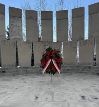  Today, a wreath was laid on behalf of RA Third President Serzh Sargsyan in the Yerablur Military Pantheon 