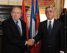 Президент встретился с мэром Лиона, представителями французского бизнес-сообщества и армянской общины Франции