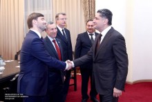PM Receives Representatives Of Political Forces Involved In Eurasian Inter-Party Consultations