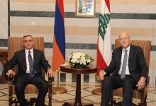 Президент Серж Саргсян встретился с Премьер-министром Ливана Наджибом Микати