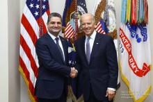 Prime Minister Tigran Sargsyan Meets With U.S. Vice President Joe Biden At White House
