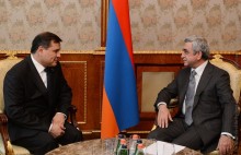 President Serzh Sargsyan received the Ambassador of Turkmenistan to Armenia Ata Serdarov