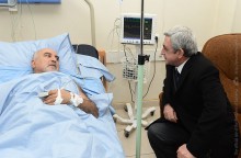 PRESIDENT SERZH SARGSYAN VISITED THE PRESIDENTIAL CANDIDATE, CHAIRMAN OF AIM POLITICAL PARTY PARUYR HARIKIA