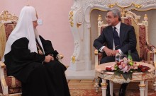 Президента РА поздравил Святейший Патриарх Московский и Всея Руси Кирилл