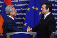 PRESIDENT SERZH SARGSYAN RECEIVED CONGRATULATIONS FROM PRESIDENT OF THE EUROPEAN COMMISSION JOSE MANUEL DURAO BARROSO
