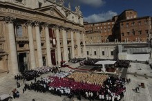 Серж Саргсян в Ватикане присутствовал на церемонии интронизации новоизбранного Папы Римского Франциска