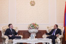 NA President Hovik Abrahamyan Receives the Deputy Prime Minister, Minister of Foreign Affairs and European Integration of Montenegro Igor Lukšić