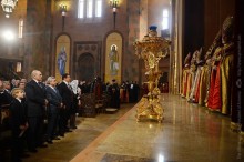 Presidents of Armenia and Belarus attended the ceremony of consecration of the Saint John the Baptist Church