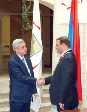 SERZH SARGSYAN ATTENDED THE OATH TAKING CEREMONY OF THE NEWLY ELECTED MAYOR OF YEREVAN