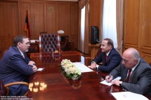 ԱԺ նախագահ Հովիկ Աբրահամյանն ընդունեց Հայաստանում ՌԴ նորանշանակ դեսպանին