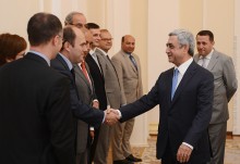 PRESIDENT SERZH SRAGSYAN RECEIVED A DELEGATION OF THE EBRD HEADED BY THE PRESIDENT OF EBRD SUMA CHAKRABARTI