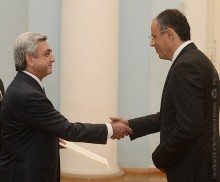 THE NEWLY APPOINTED AMBASSADOR OF MONTENEGRO PRESENTED HIS CREDENTIALS TO THE PRESIDENT