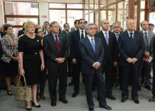 PRESIDENT ATTENDED THE OPENING CEREMONY OF THE ARMENIAN NATIONAL ENGINEERING LABORATORIES AT THE ENGINEERING UNIVERSITY