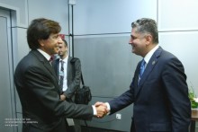 Премьер-министр Армении Тигран Саркисян встретился с Премьер-министром Бельгии Элио ди Рупо