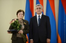 AN AWARD CEREMONY TOOK PLACE AT THE PRESIDENTIAL PALACE ON THE OCCASION OF THE 22ND ANNIVERSARY OF THE ARMENIAN INDEPENDENCE