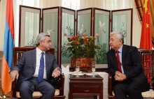 PRESIDENT SERZH SARGSYAN VISITED THE EMBASSY OF CHINA IN YEREVAN AND CONGRATULATED ON THE OCCASION OF NATIONAL HOLIDAY