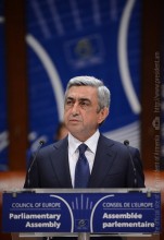 PRESIDENT HELD A NUMBER OF MEETINGS AT THE PACE AND MADE A STATEMENT AT THE PLENARY SESSION OF THE PACE