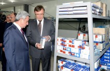 PRESIDENT ATTENDED THE OPENING CEREMONY OF KAMAZ ARMENIA TRADE AND SERVICE CENTER