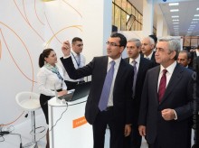 PRESIDENT SERZH SARGSYAN ATTENDED THE OPENING OF DIGITECH EXPO-2013 INTERNATIONAL TECHNOLOGICAL EXHIBITION