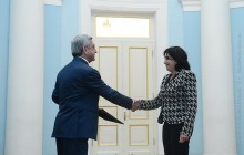 THE NEWLY APPOINTED AMBASSADOR OF MOROCCO PRESENTED HER CREDENTIALS TO THE PRESIDENT OF ARMENIA