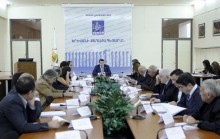 A meeting of the Council of management of the four-year program of Yerevan urban community development and the annual budget adjunct to the Mayor of Yerevan  