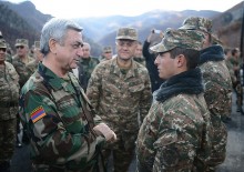 IN ARTSAKH, PRESIDENT SERZH SARGSYAN ATTENDED MILITARY EXERCISES PERFORMED BY THE ARMY OF DEFENSE