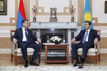 Armenia, Kazakhstan Prime Ministers Meet In Saint Petersburg