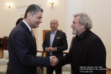 Tigran Sargsyan Receives Boris Eifman