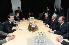 IN VILNIUS, PRESIDENT MET WITH THE PRIME MINISTER OF THE KINGDOM OF SPAIN MARIANO RAJOY