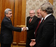 PRESIDENT SERZH SARGSYAN RECEIVED THE CO-CHAIRS OF THE OSCE MINSK GROUP
