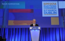 PRESIDENT SERZH SARGSYAN TOOK PART IN THE PLENARY SESSION OF THE EPP IN DUBLIN