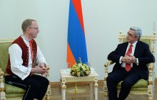 NEWLY APPOINTED AMBASSADOR OF CZECH REPUBLIC TO ARMENIA PRESENTED HIS CREDENTIALS TO PRESIDENT